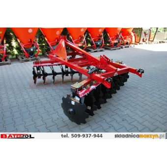 Brona talerzowa Demarol 2m 2x9T 3-podpory, 